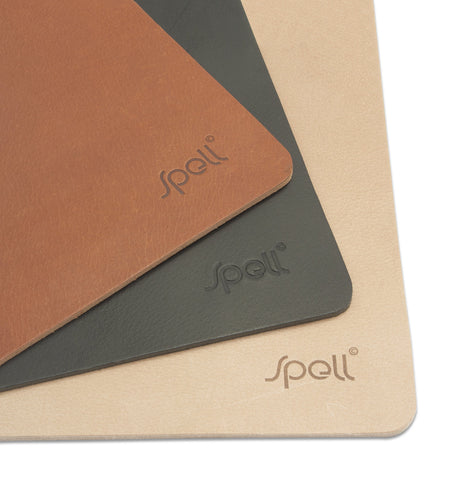 PREMIUM Leather Mousepad- Natural